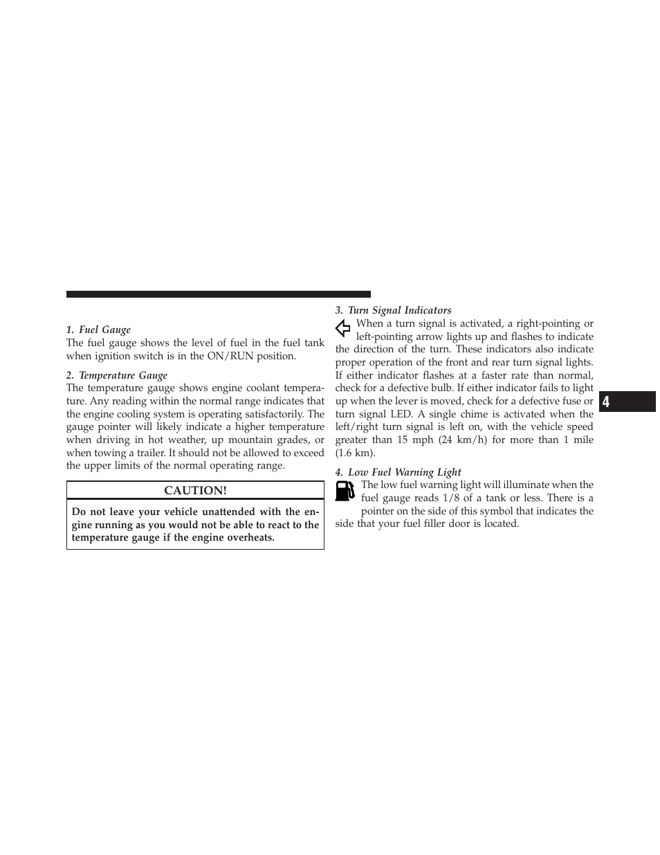 Instrument cluster descriptions | Dodge 2011 Dakota User Manual | Page 181 / 452