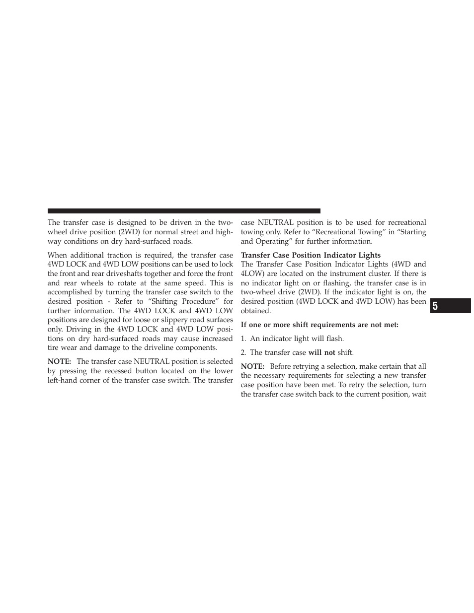 Dodge 2011 Dakota User Manual | Page 261 / 452