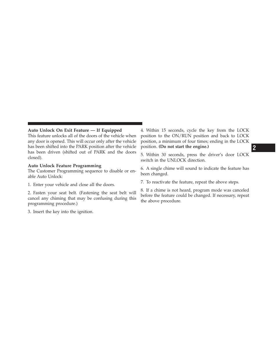 Dodge 2011 Dakota User Manual | Page 33 / 452