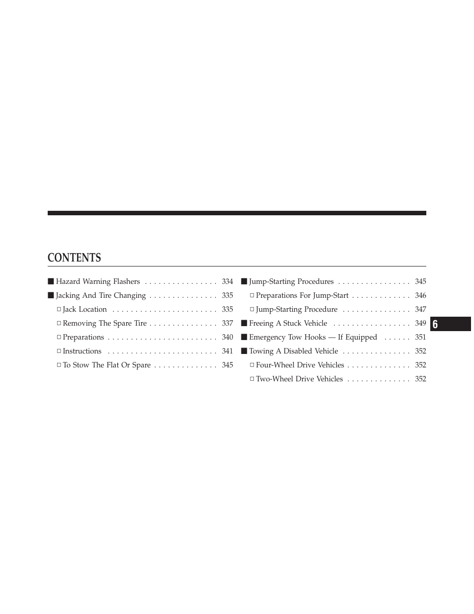 Dodge 2011 Dakota User Manual | Page 335 / 452