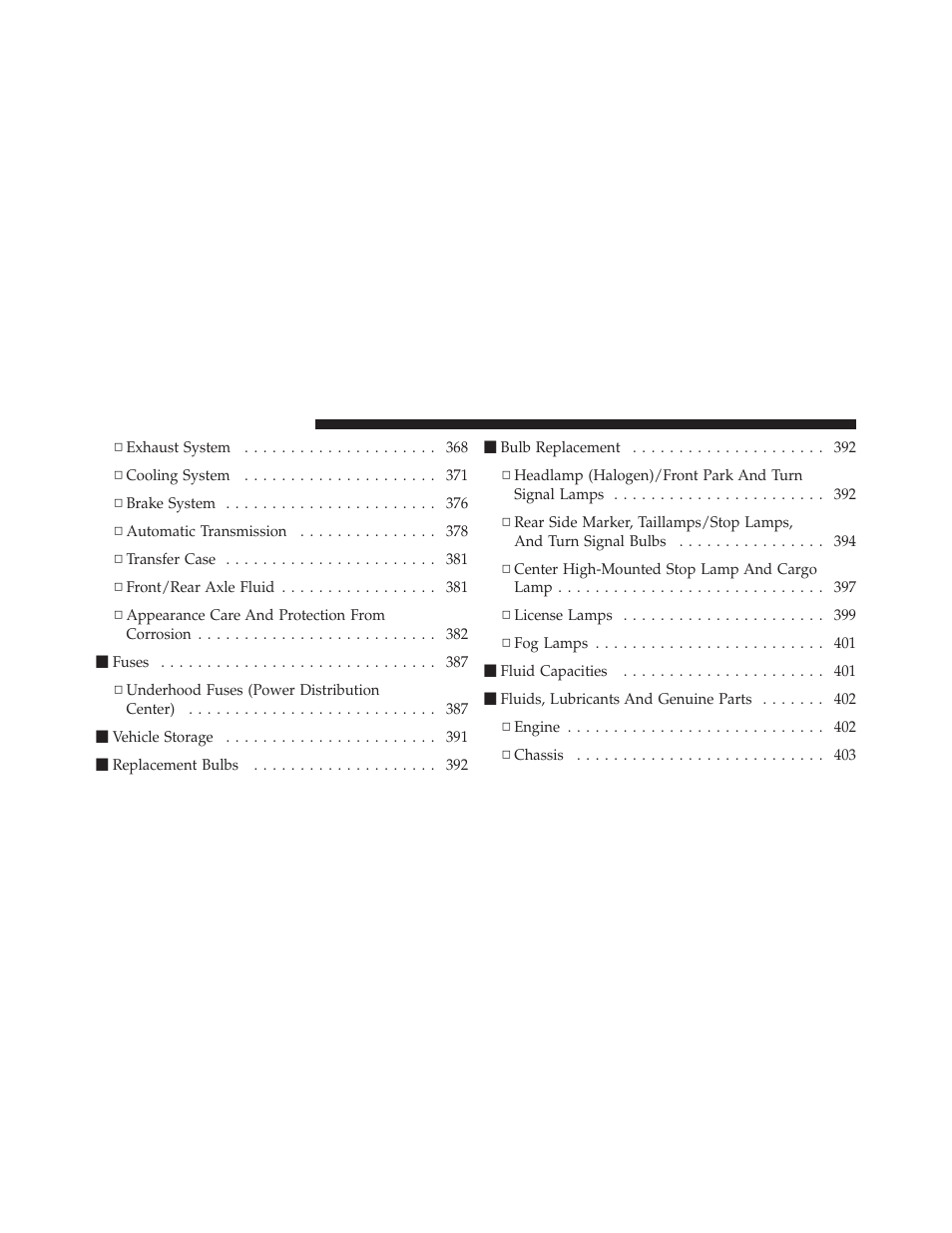 Dodge 2011 Dakota User Manual | Page 356 / 452