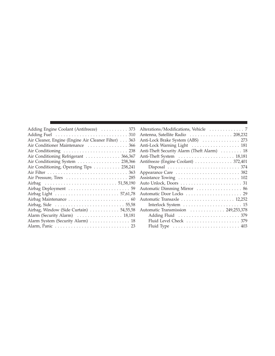 Dodge 2011 Dakota User Manual | Page 434 / 452