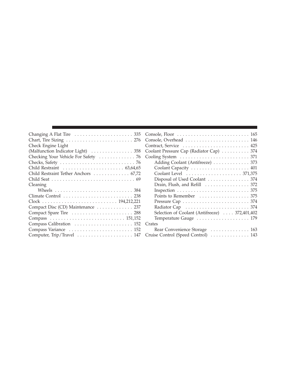 Dodge 2011 Dakota User Manual | Page 436 / 452