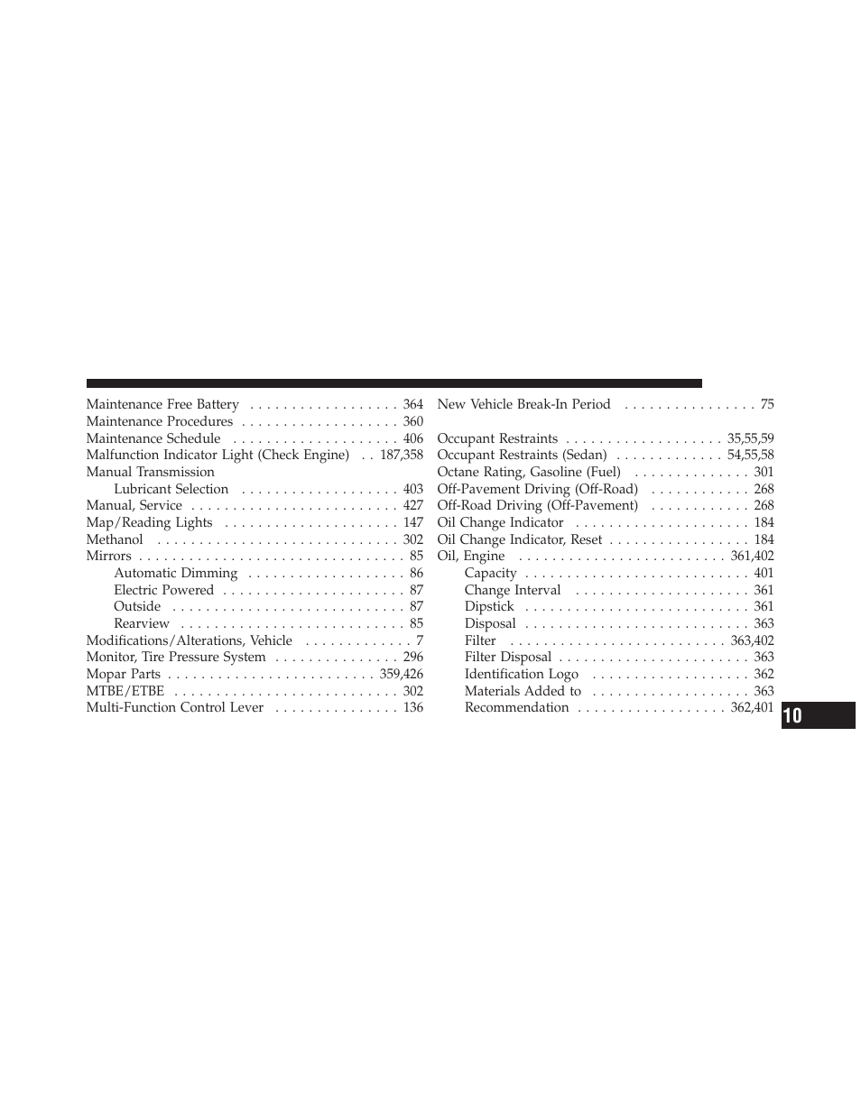 Dodge 2011 Dakota User Manual | Page 443 / 452