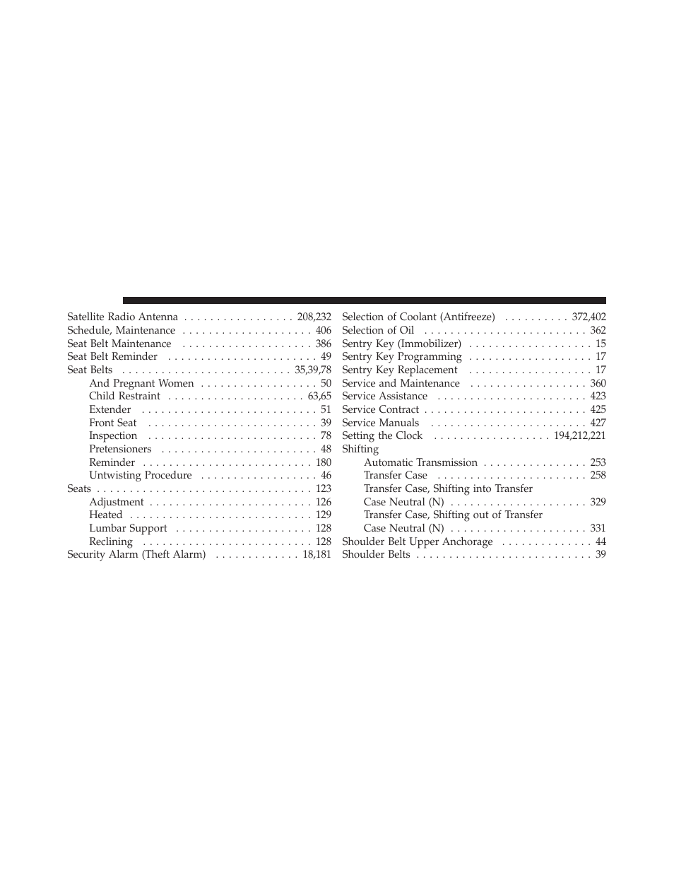 Dodge 2011 Dakota User Manual | Page 446 / 452