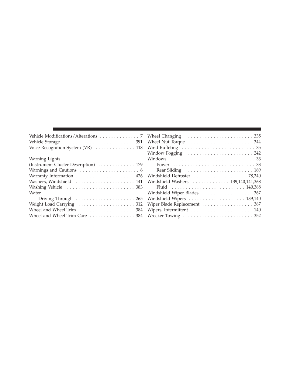 Dodge 2011 Dakota User Manual | Page 450 / 452