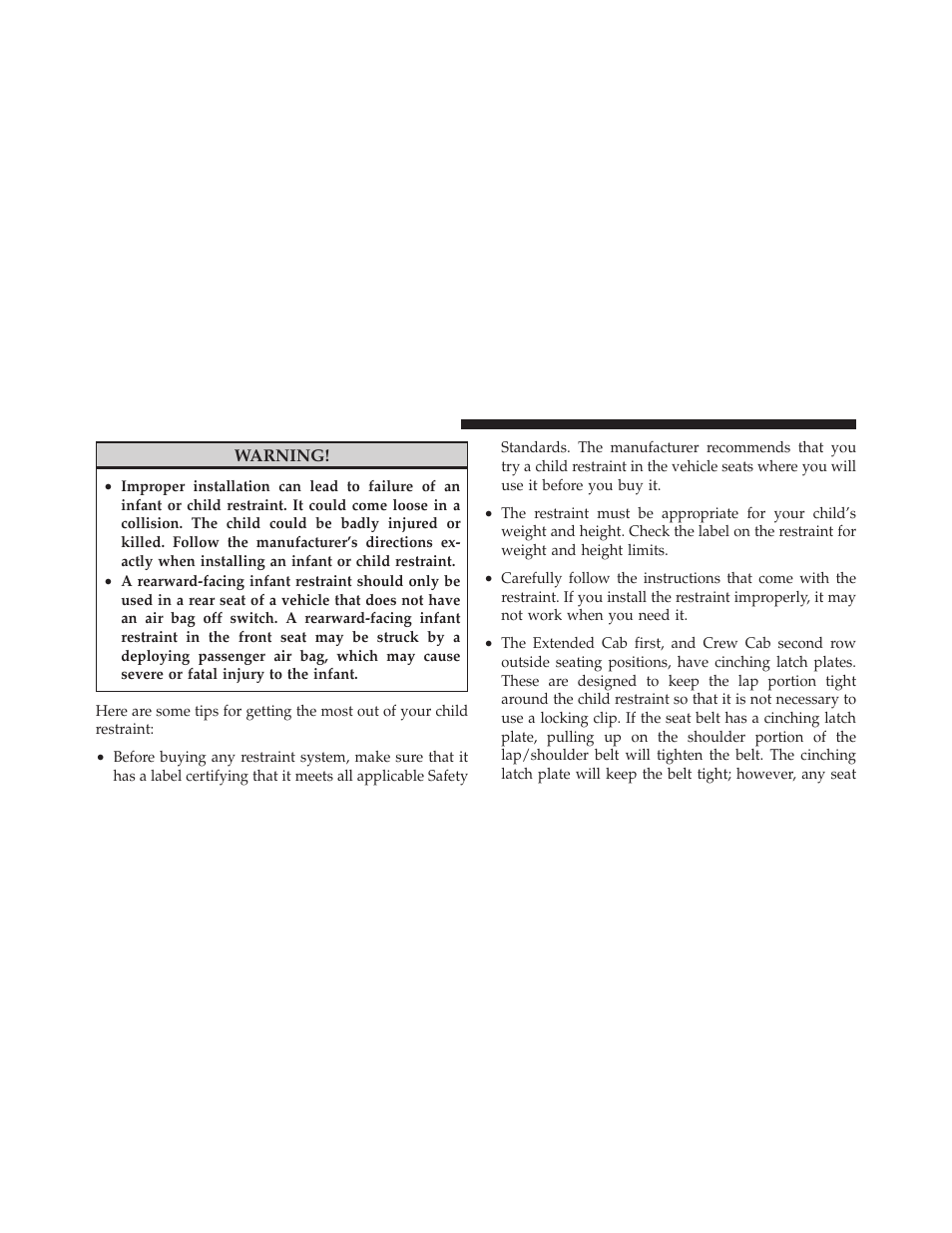 Dodge 2011 Dakota User Manual | Page 68 / 452