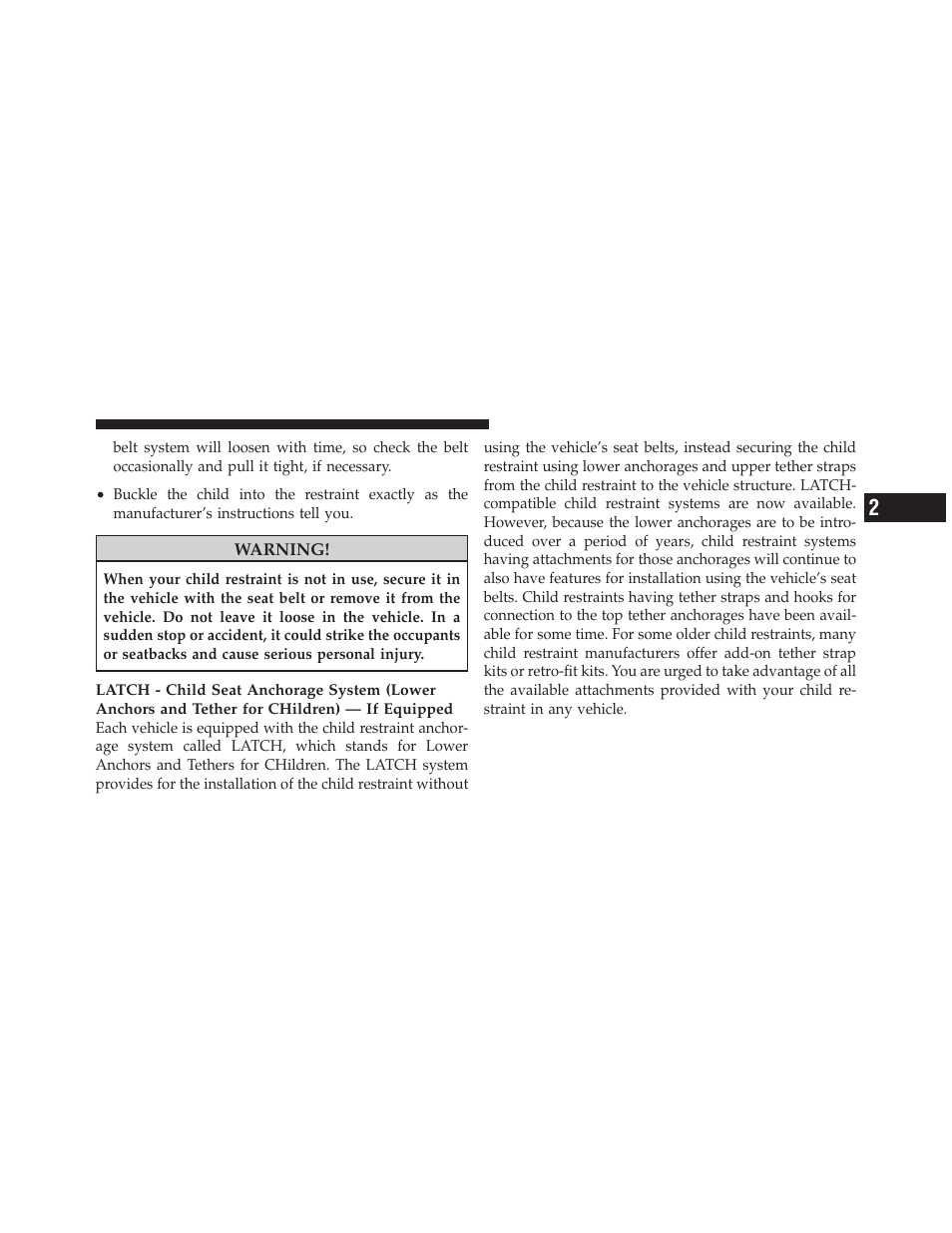 Dodge 2011 Dakota User Manual | Page 69 / 452