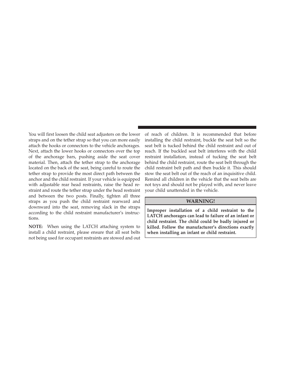 Dodge 2011 Dakota User Manual | Page 72 / 452