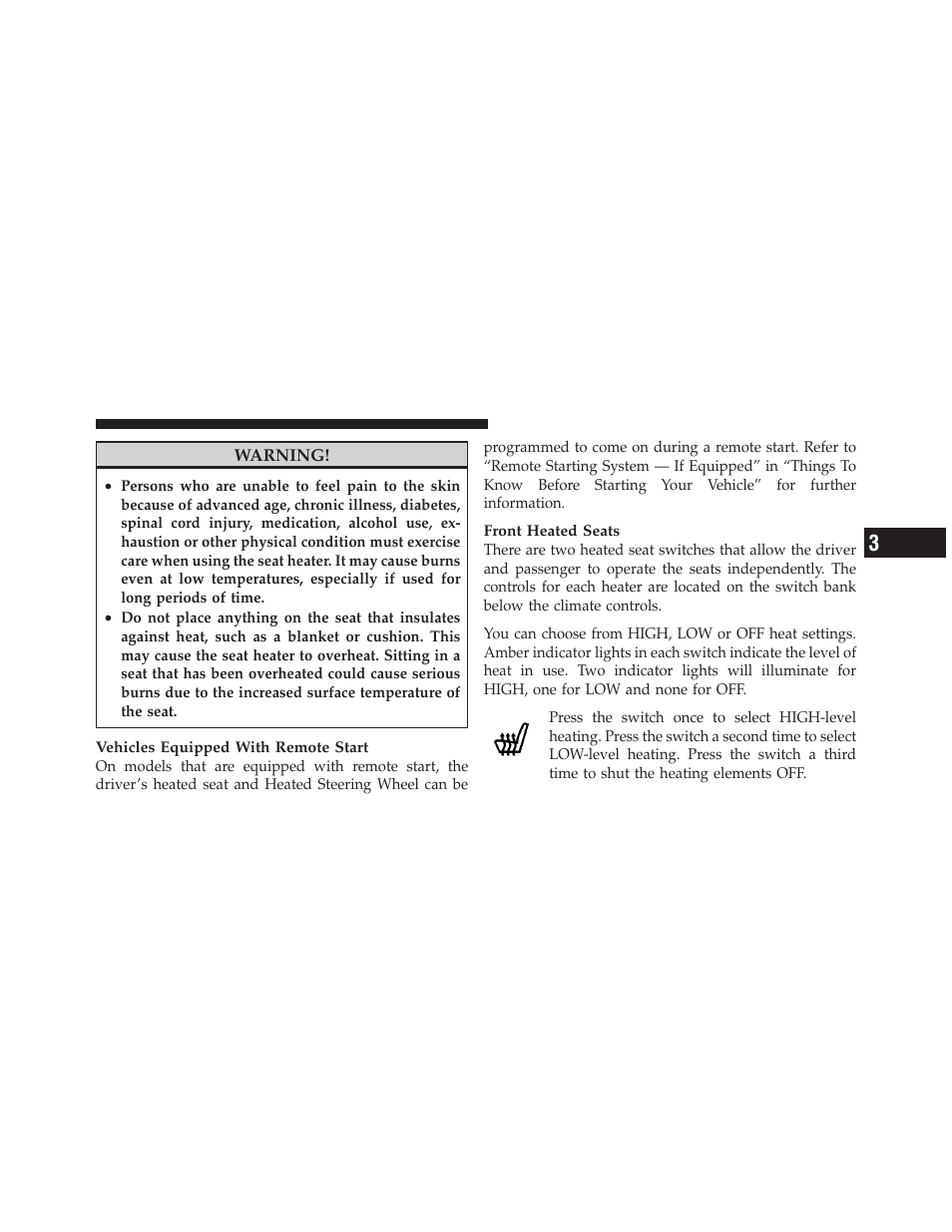Dodge 2011 Grand_Caravan - Owner Manual User Manual | Page 133 / 562