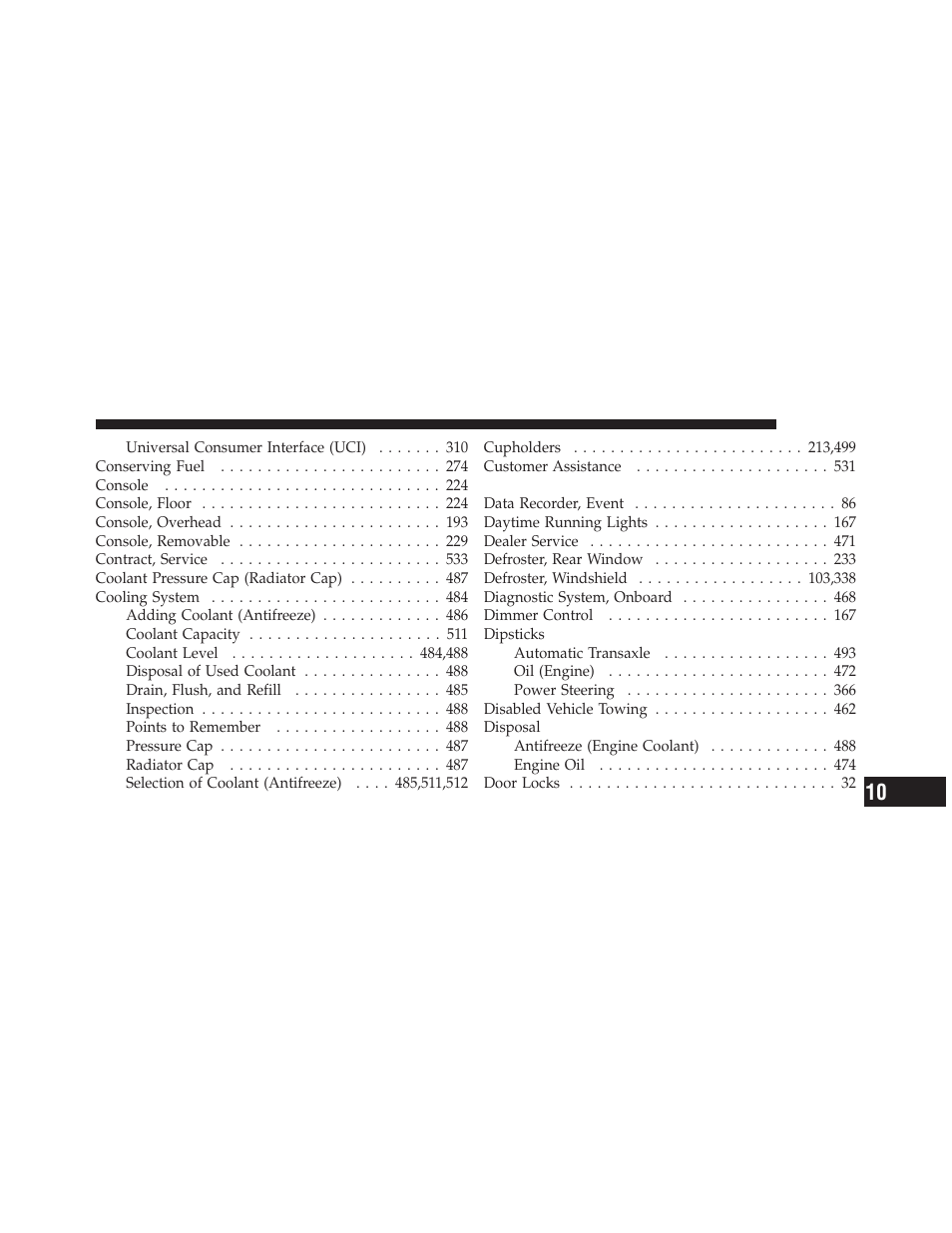 Dodge 2011 Grand_Caravan - Owner Manual User Manual | Page 545 / 562