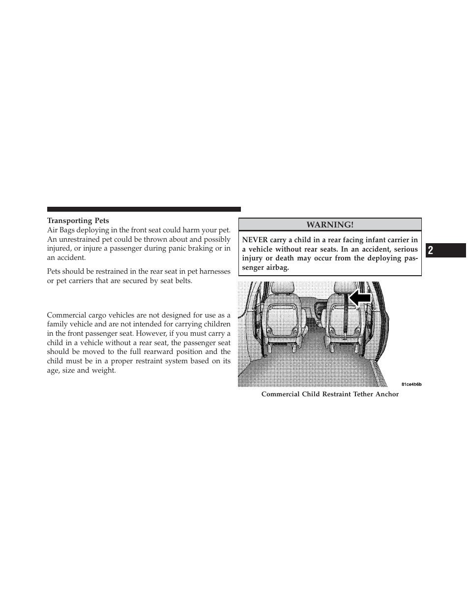 Rear seat delete feature (commercial vehicles, Only) — if equipped | Dodge 2011 Grand_Caravan - Owner Manual User Manual | Page 99 / 562