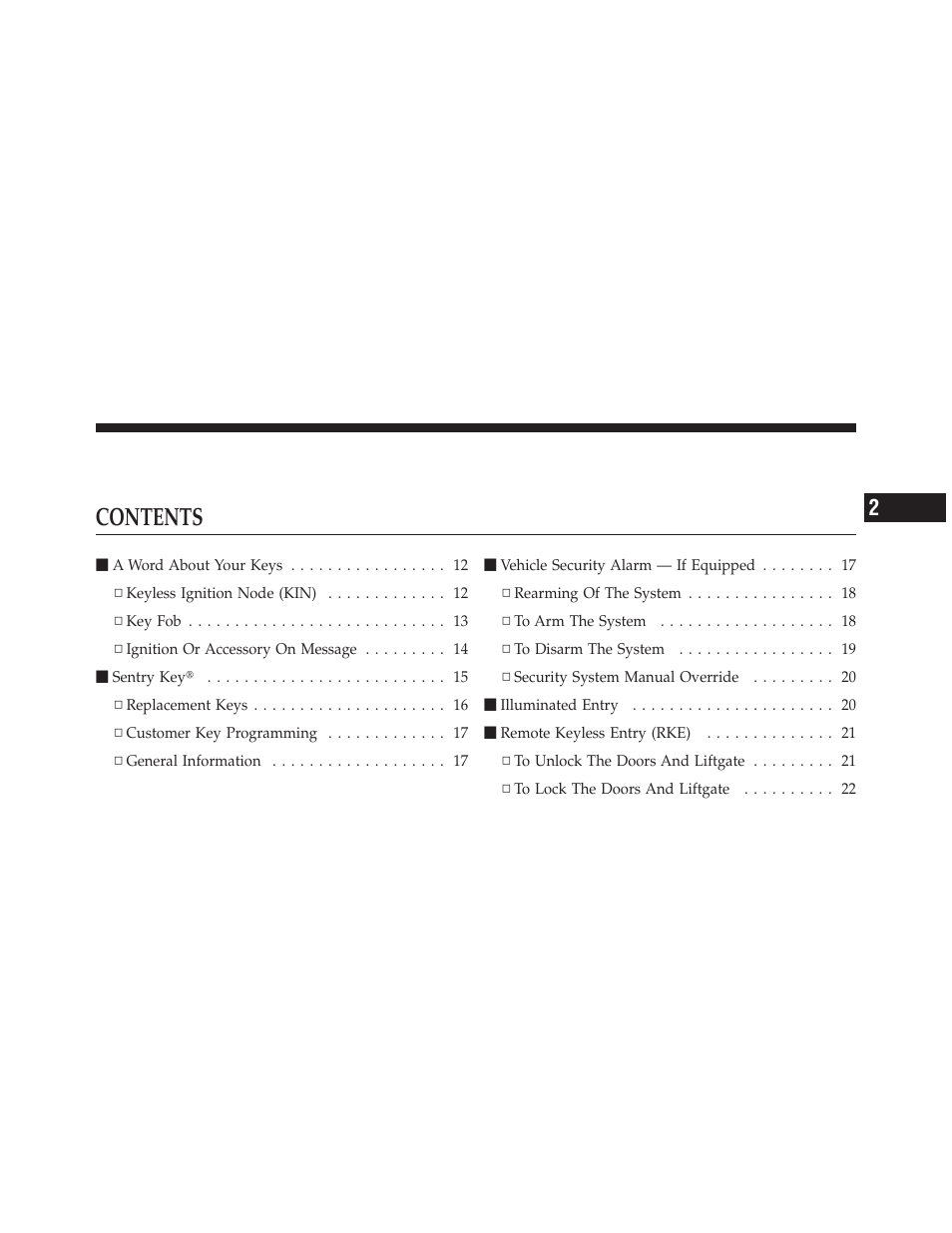 Dodge 2011 Journey - Owner Manual User Manual | Page 11 / 557