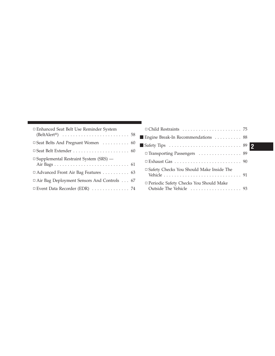 Dodge 2011 Journey - Owner Manual User Manual | Page 13 / 557