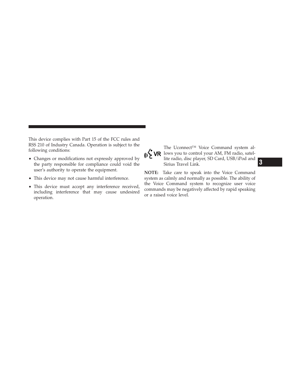 General information, Voice command, Uconnect touch™ 8.4/8.4 nav | Dodge 2011 Journey - Owner Manual User Manual | Page 161 / 557