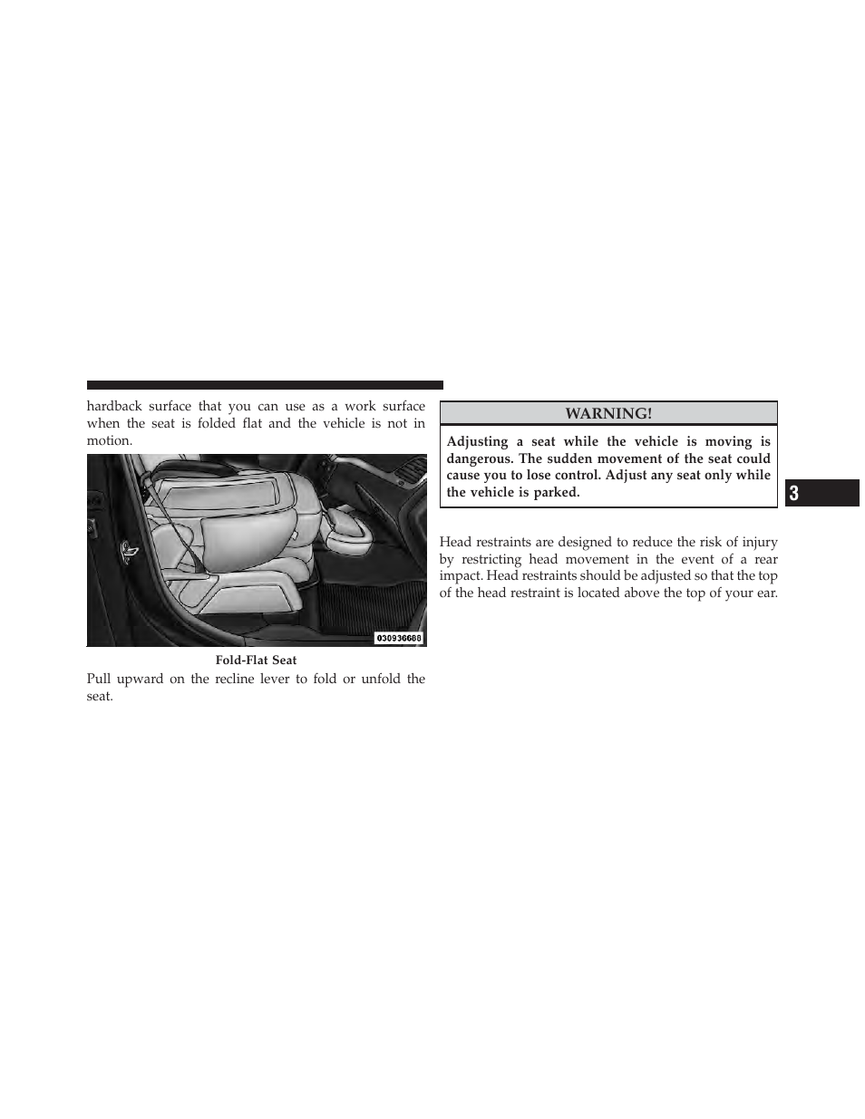 Head restraints | Dodge 2011 Journey - Owner Manual User Manual | Page 177 / 557