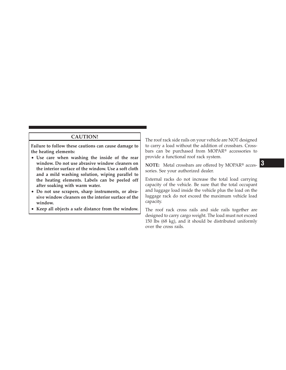Roof luggage rack — if equipped | Dodge 2011 Journey - Owner Manual User Manual | Page 255 / 557