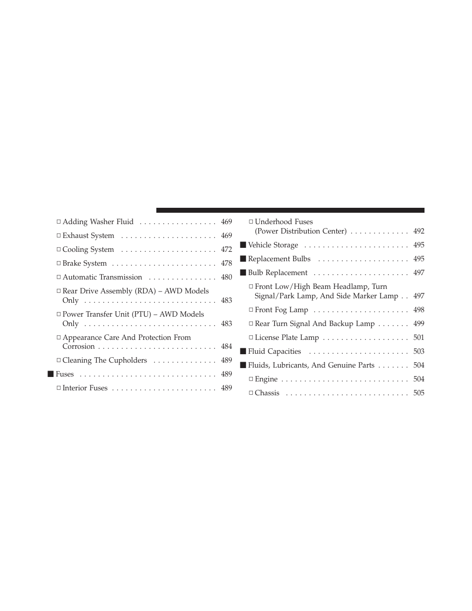 Dodge 2011 Journey - Owner Manual User Manual | Page 452 / 557