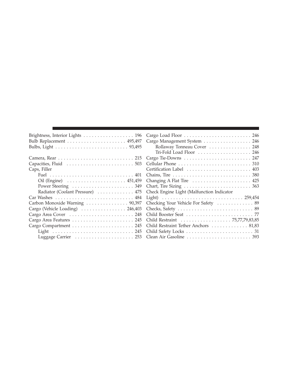 Dodge 2011 Journey - Owner Manual User Manual | Page 536 / 557