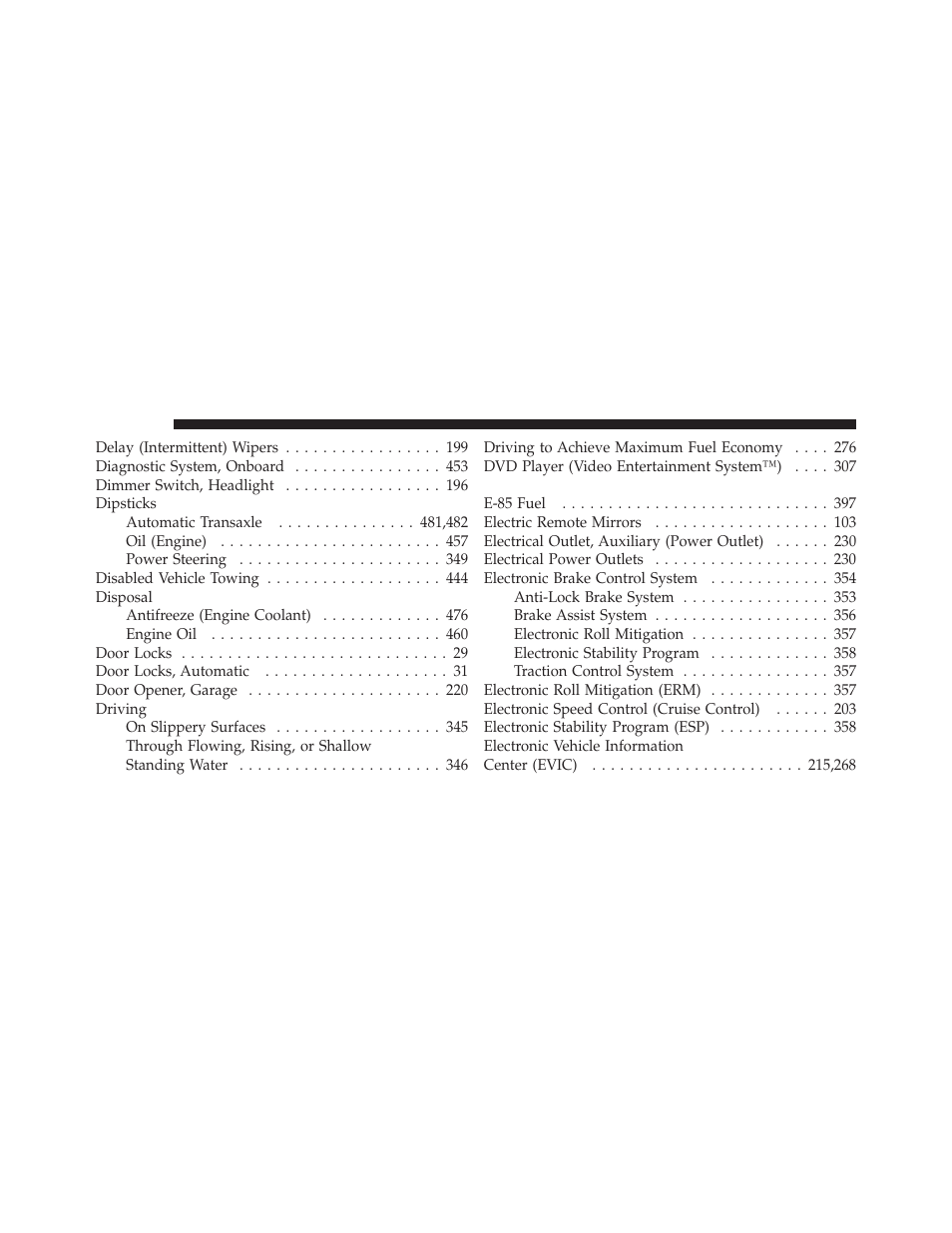 Dodge 2011 Journey - Owner Manual User Manual | Page 538 / 557