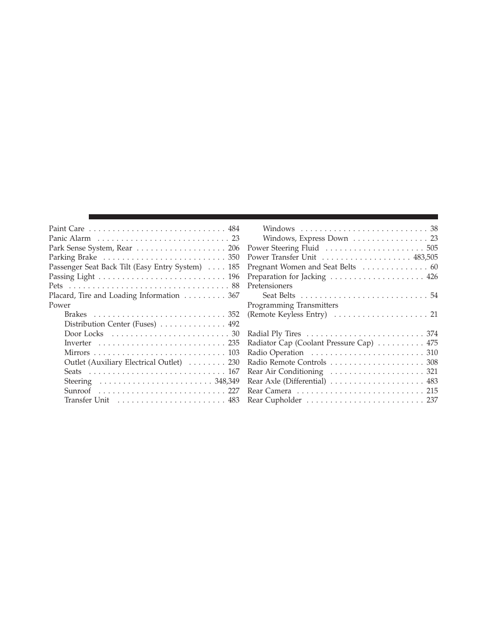 Dodge 2011 Journey - Owner Manual User Manual | Page 548 / 557