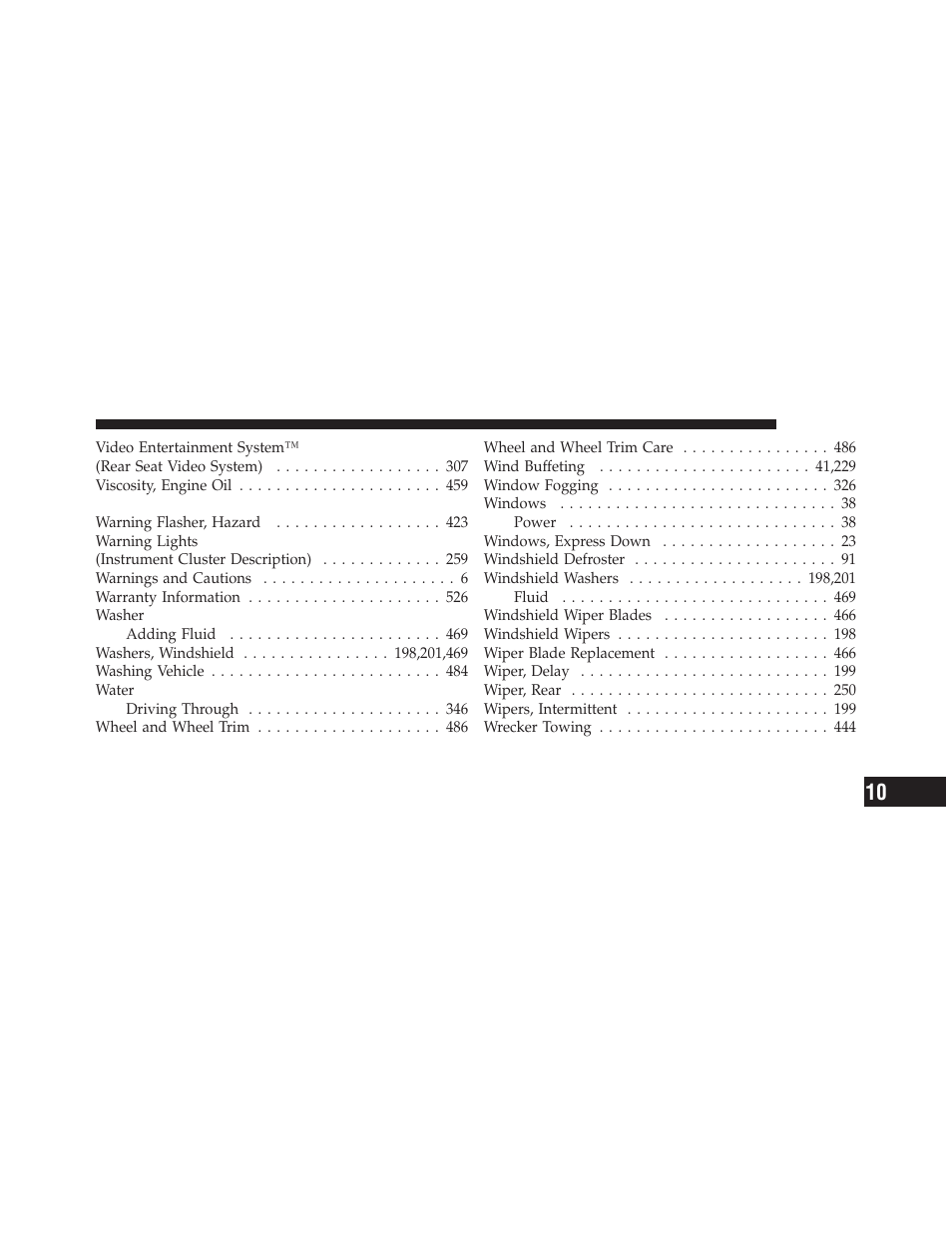 Dodge 2011 Journey - Owner Manual User Manual | Page 555 / 557