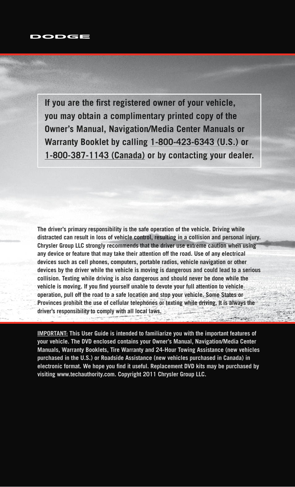 Dodge 2011 Journey - User Guide User Manual | Page 2 / 108