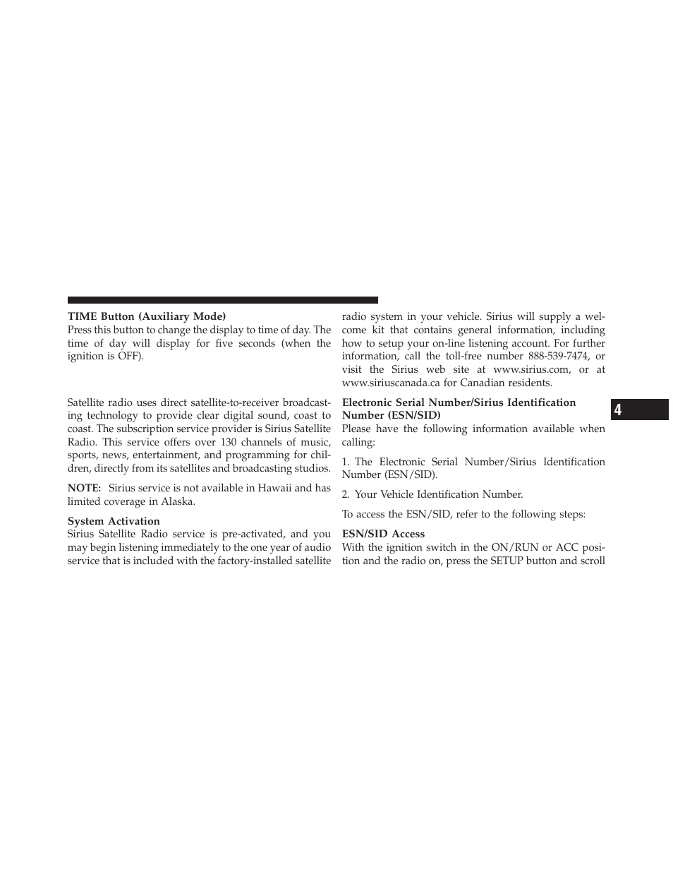 Uconnect™ multimedia (satellite radio), If equipped | Dodge 2011 Nitro - Owner Manual User Manual | Page 270 / 497