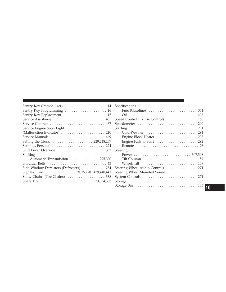 Dodge 2011 Nitro - Owner Manual User Manual | Page 490 / 497