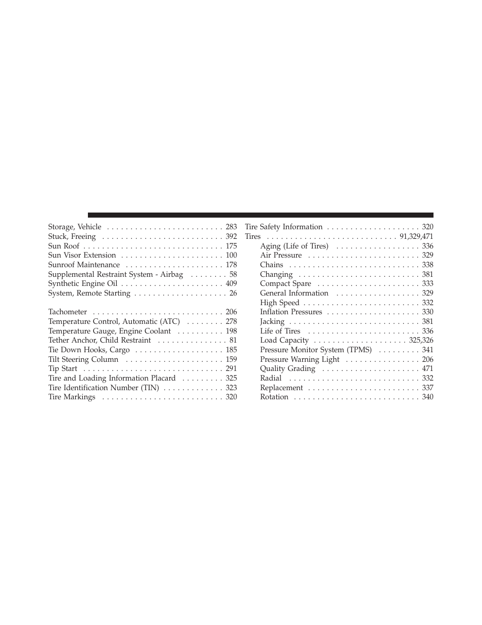 Dodge 2011 Nitro - Owner Manual User Manual | Page 491 / 497