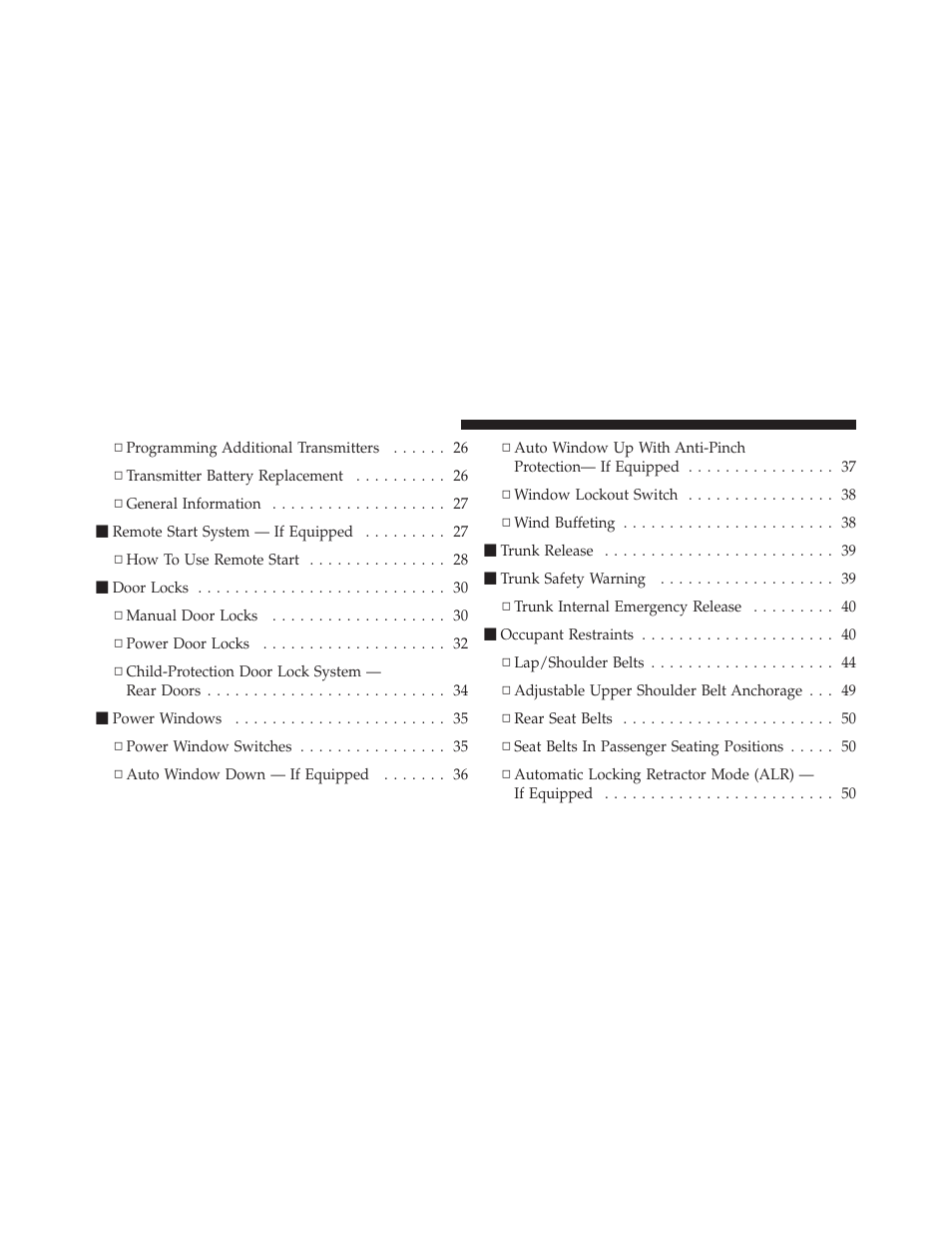 Dodge 2012 Avenger - Owner Manual User Manual | Page 12 / 514