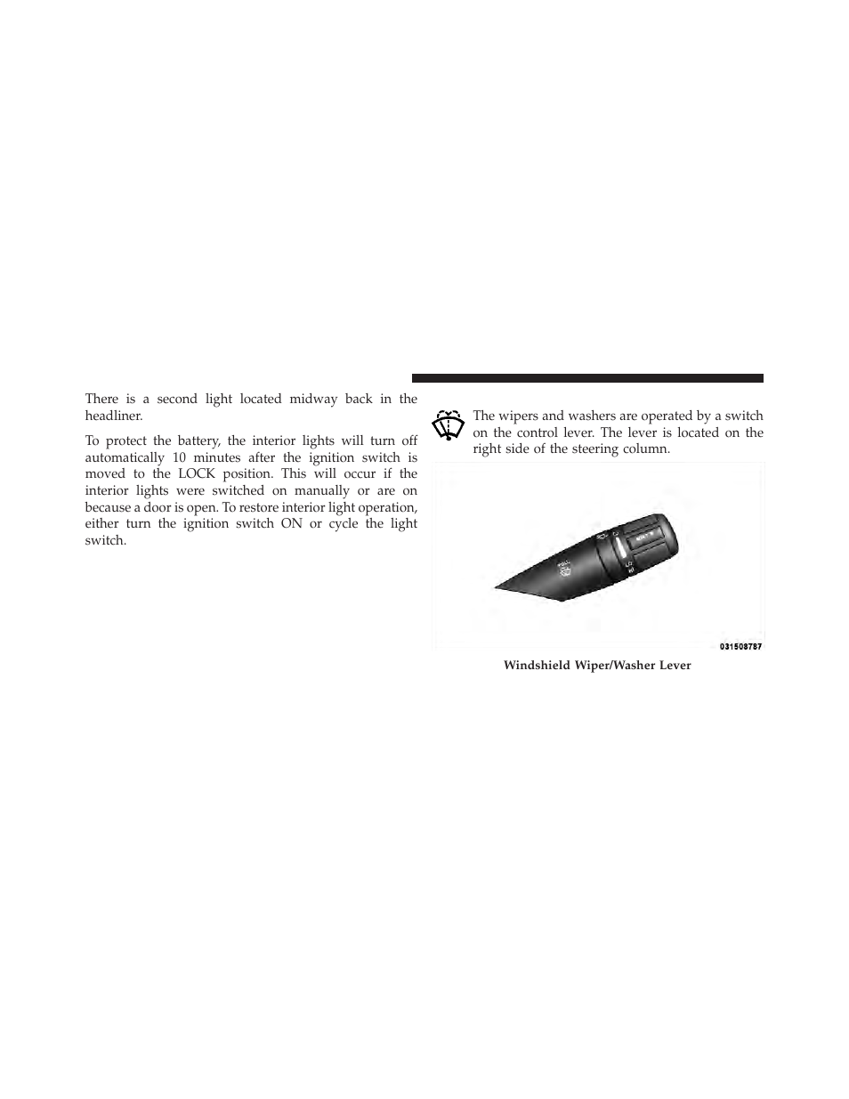 Windshield wipers and washers | Dodge 2012 Avenger - Owner Manual User Manual | Page 158 / 514