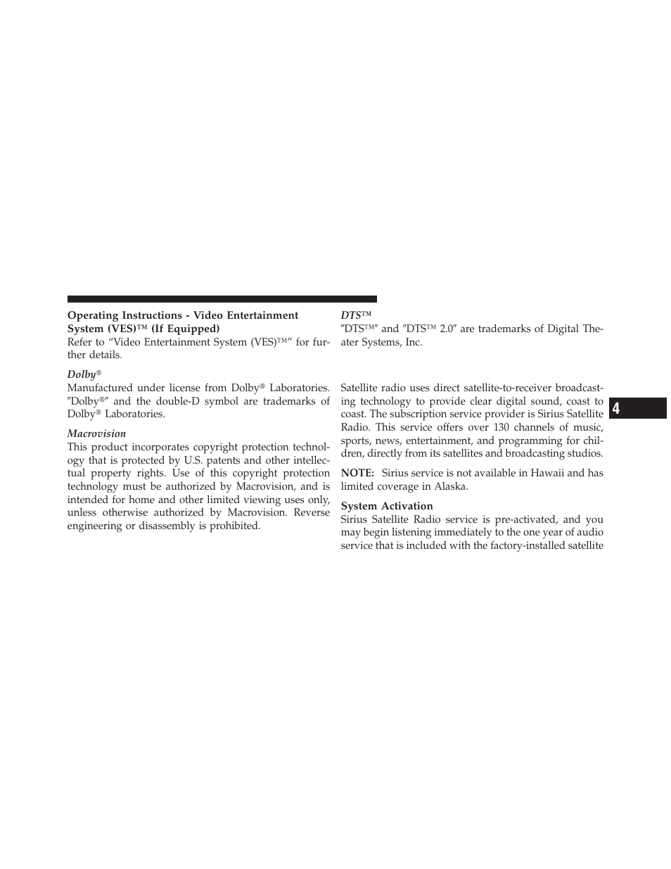 Uconnect™ multimedia (satellite radio), If equipped | Dodge 2012 Avenger - Owner Manual User Manual | Page 241 / 514
