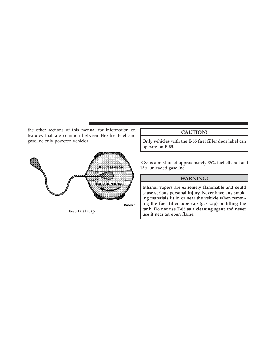 Ethanol fuel (e-85) | Dodge 2012 Avenger - Owner Manual User Manual | Page 372 / 514