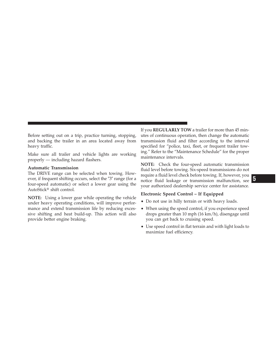 Towing tips | Dodge 2012 Avenger - Owner Manual User Manual | Page 389 / 514