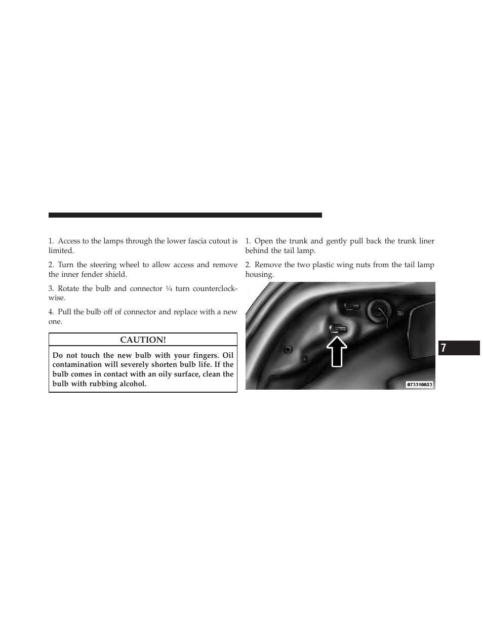 Fog lamps, Backup lamps | Dodge 2012 Avenger - Owner Manual User Manual | Page 463 / 514