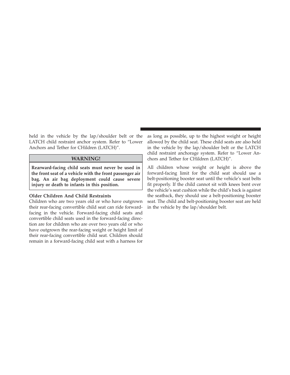 Dodge 2012 Avenger - Owner Manual User Manual | Page 76 / 514