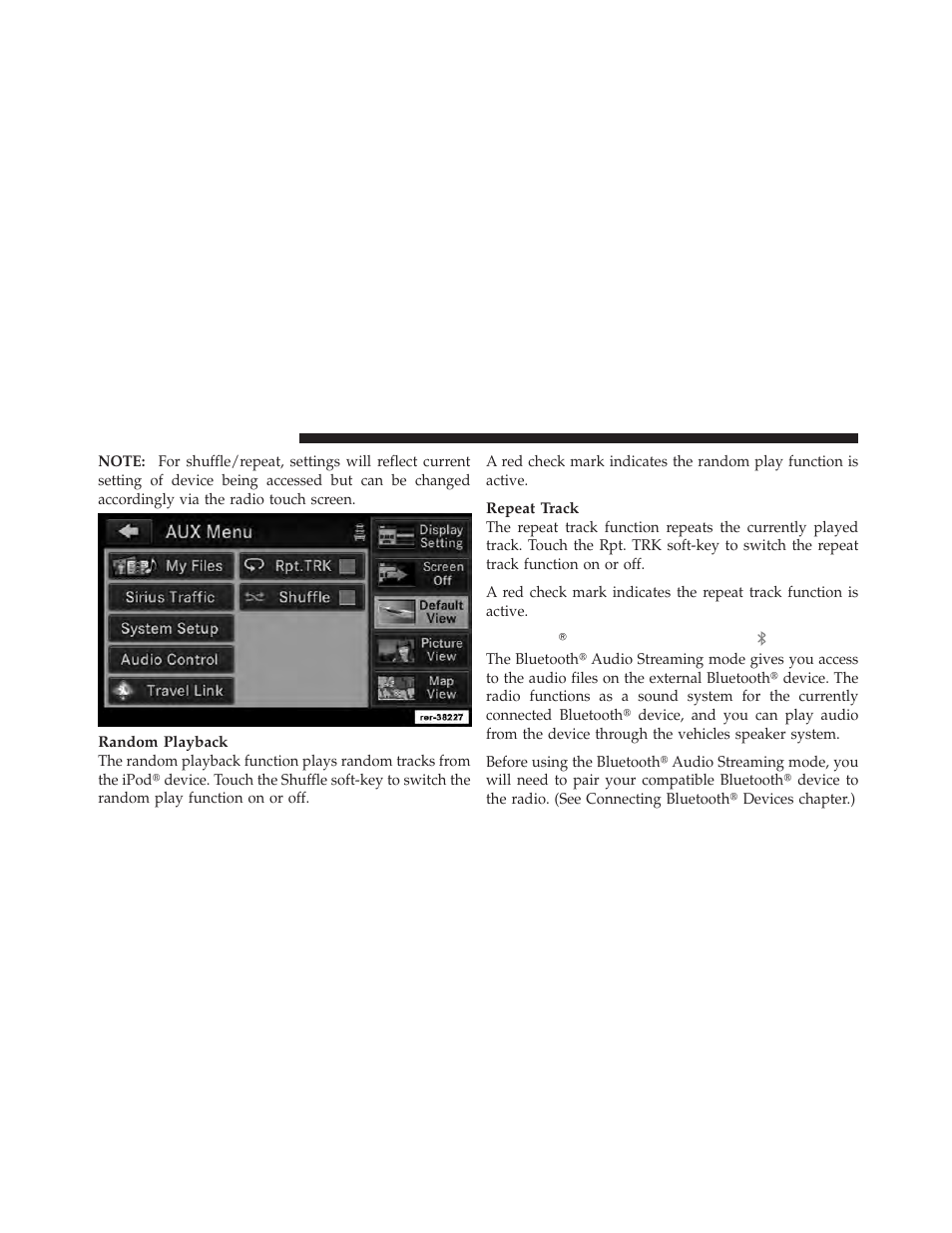 Bluetoothĥ audio streaming mode, Bluetooth௡ audio streaming mode | Ram Trucks MEDIA CENTER 730N for Jeep User Manual | Page 112 / 216