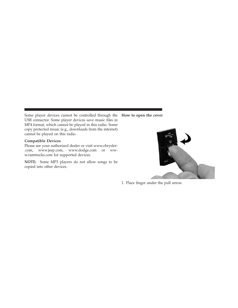 Ram Trucks MEDIA CENTER 730N for Jeep User Manual | Page 119 / 216