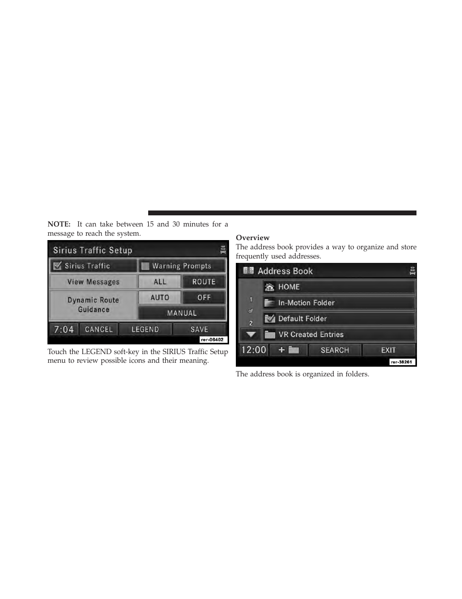 Address book | Ram Trucks MEDIA CENTER 730N for Jeep User Manual | Page 202 / 216