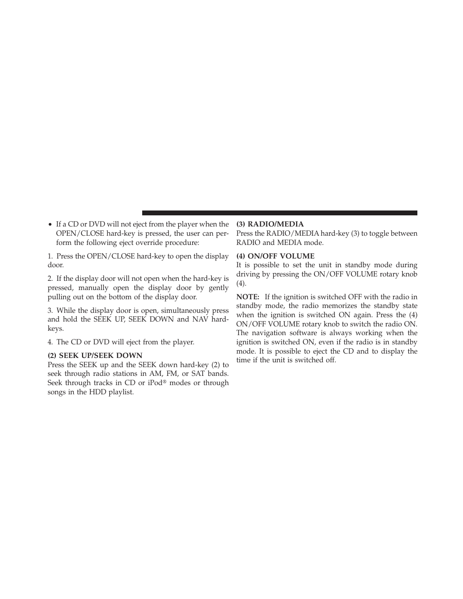 Ram Trucks MEDIA CENTER 730N for Jeep User Manual | Page 22 / 216