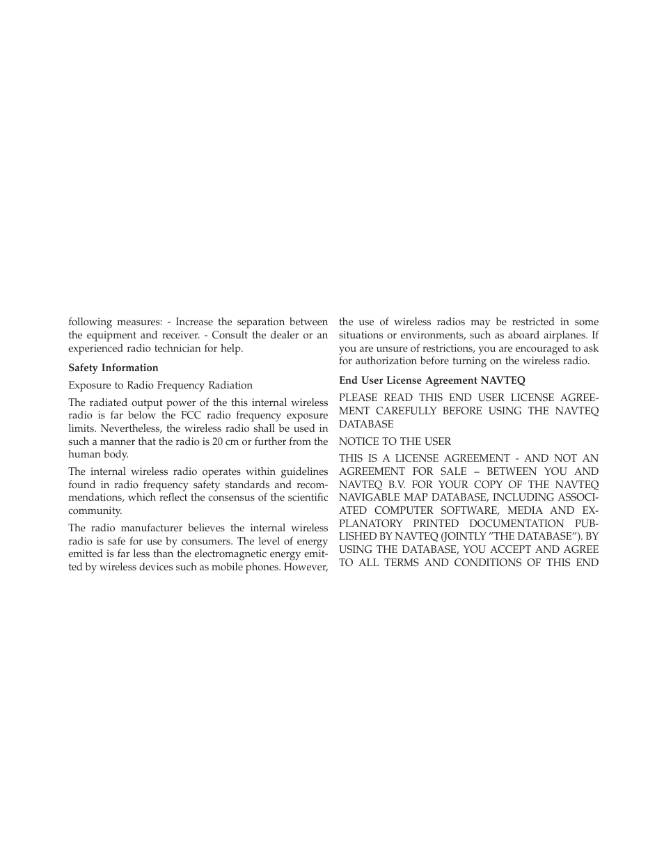 Ram Trucks MEDIA CENTER 730N for Jeep User Manual | Page 4 / 216