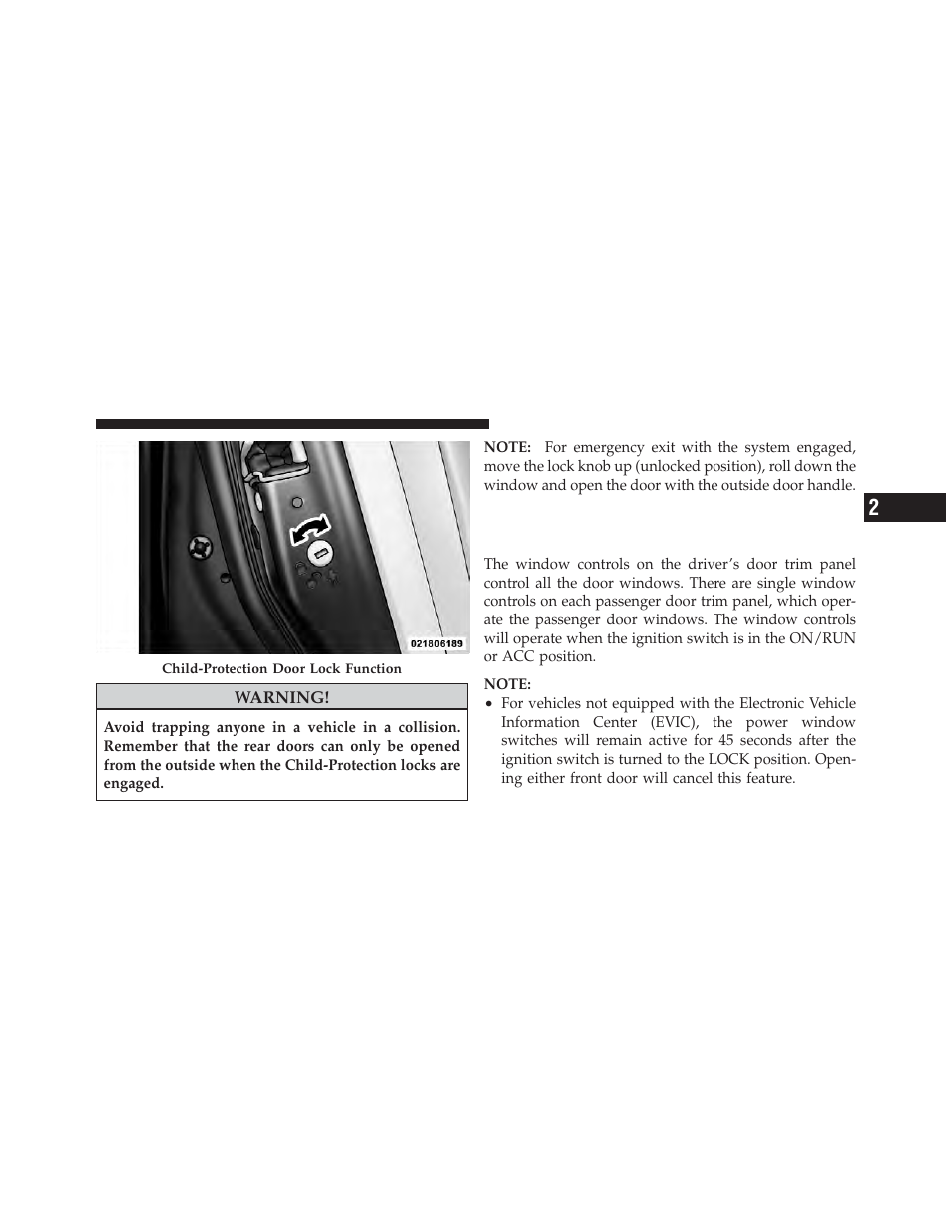 Power windows — if equipped, Power window switches | Dodge 2012 Caliber - Owner Manual User Manual | Page 37 / 506