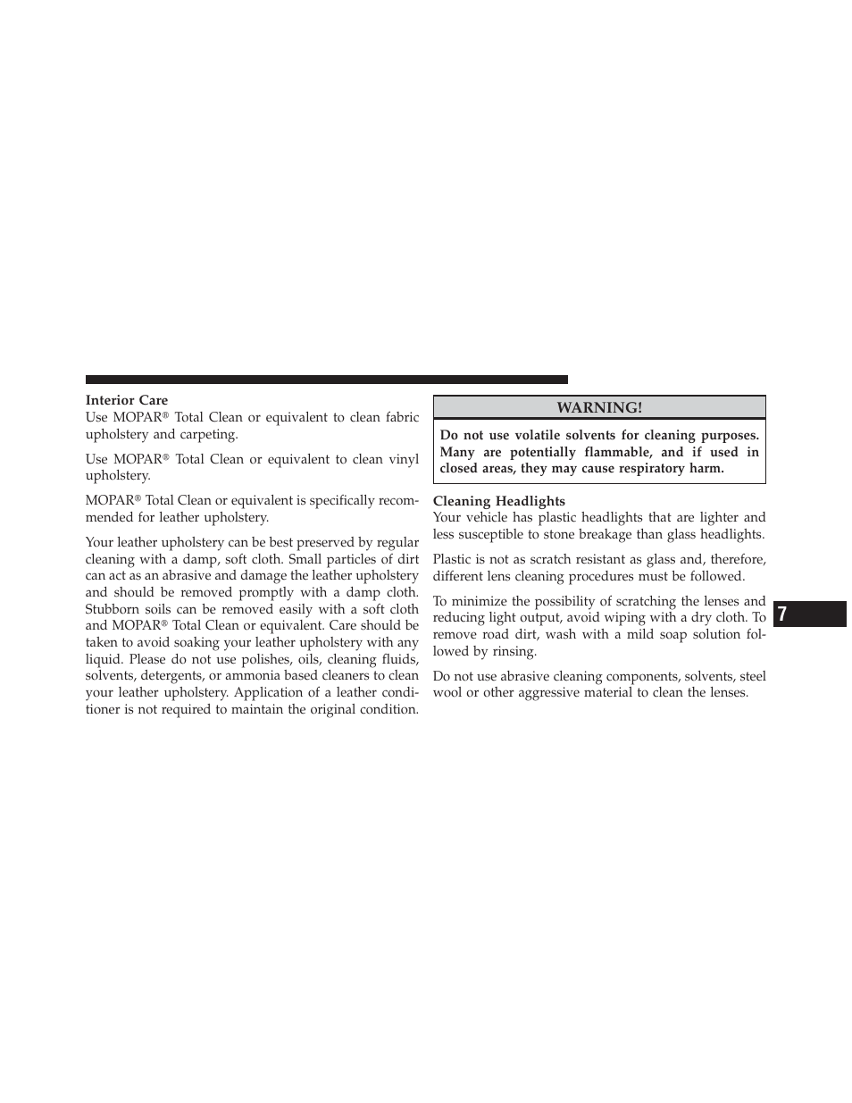 Dodge 2012 Caliber - Owner Manual User Manual | Page 445 / 506