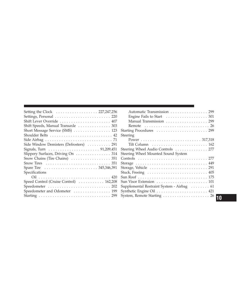 Dodge 2012 Caliber - Owner Manual User Manual | Page 501 / 506