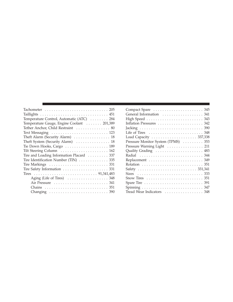 Dodge 2012 Caliber - Owner Manual User Manual | Page 502 / 506