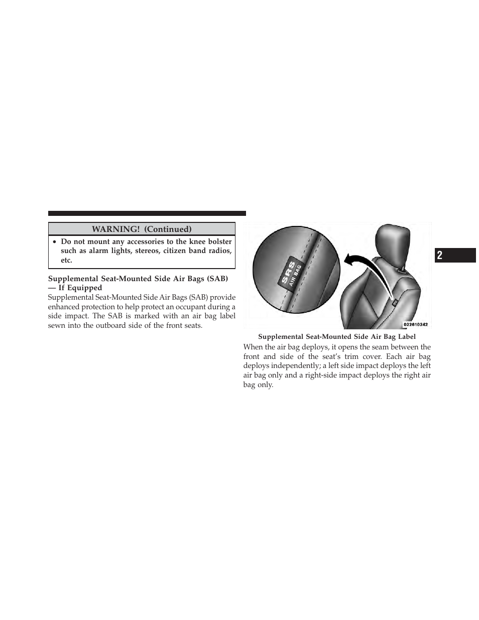 Dodge 2012 Caliber - Owner Manual User Manual | Page 67 / 506