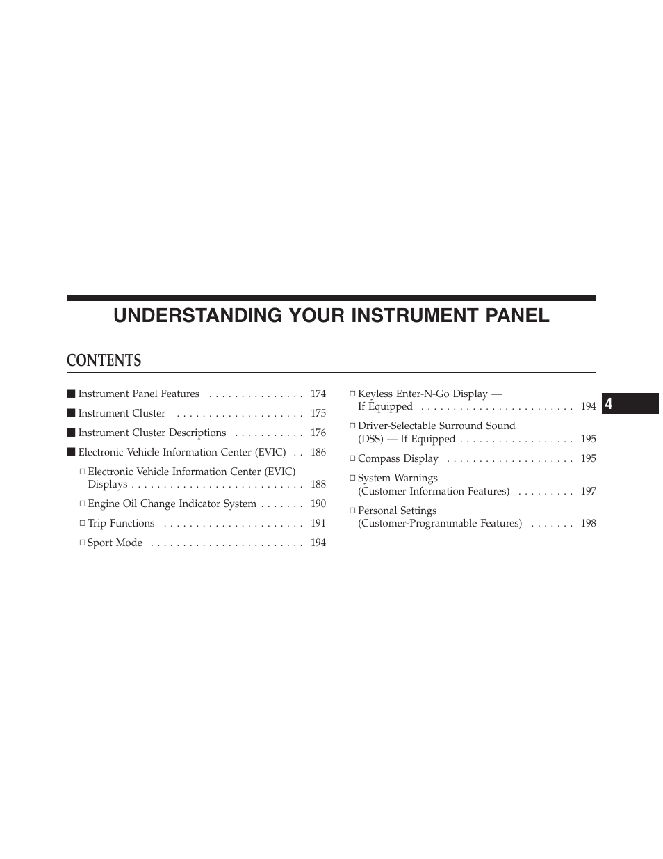 Dodge 2012 Challenger - Owner Manual User Manual | Page 173 / 494