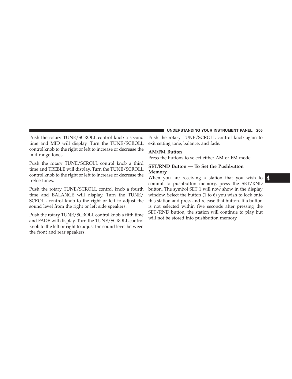 Dodge 2012 Challenger - Owner Manual User Manual | Page 207 / 494