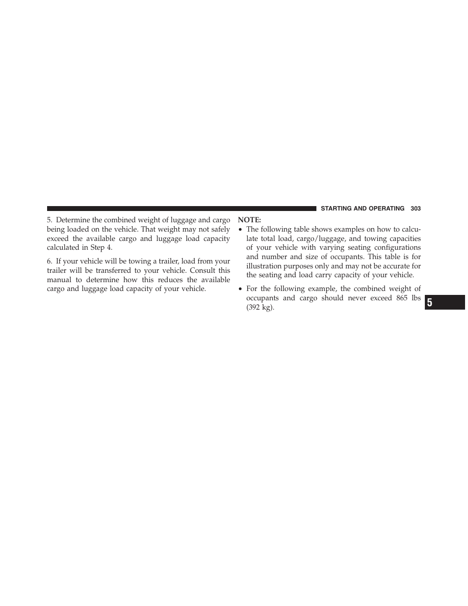 Dodge 2012 Challenger - Owner Manual User Manual | Page 305 / 494